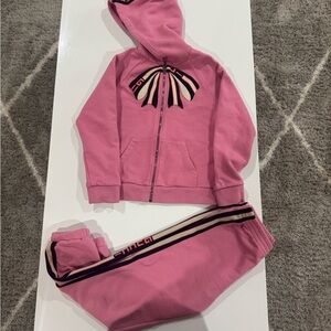 Gucci Pink Knitwear sweatsuit size 8 big kids